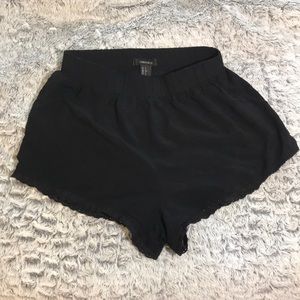 Forever 21 Black flowly stretchy shorts